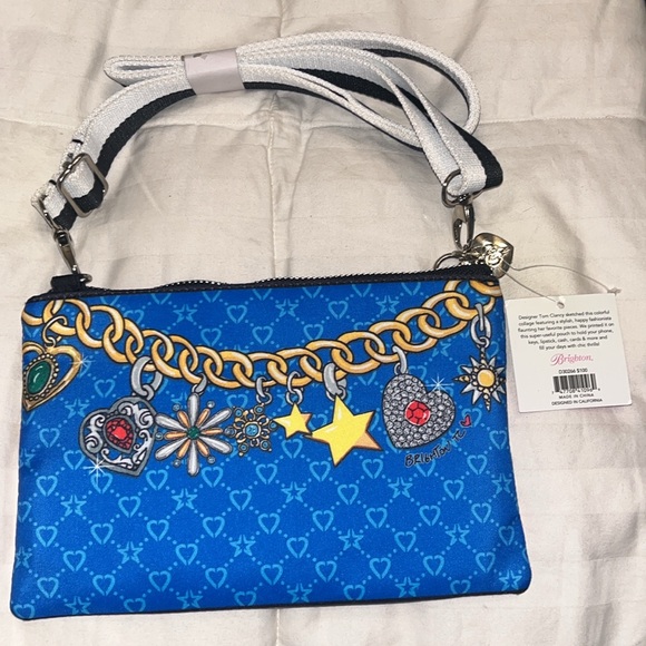 NWT Brighton Tom Clancy Collab Fashionista Adjustable  Removable Strap Comic Bag - Picture 4 of 10